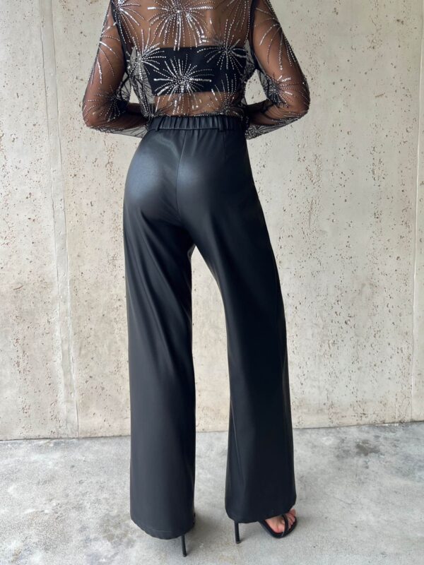 Allison PU Broek Zwart - Afbeelding 2