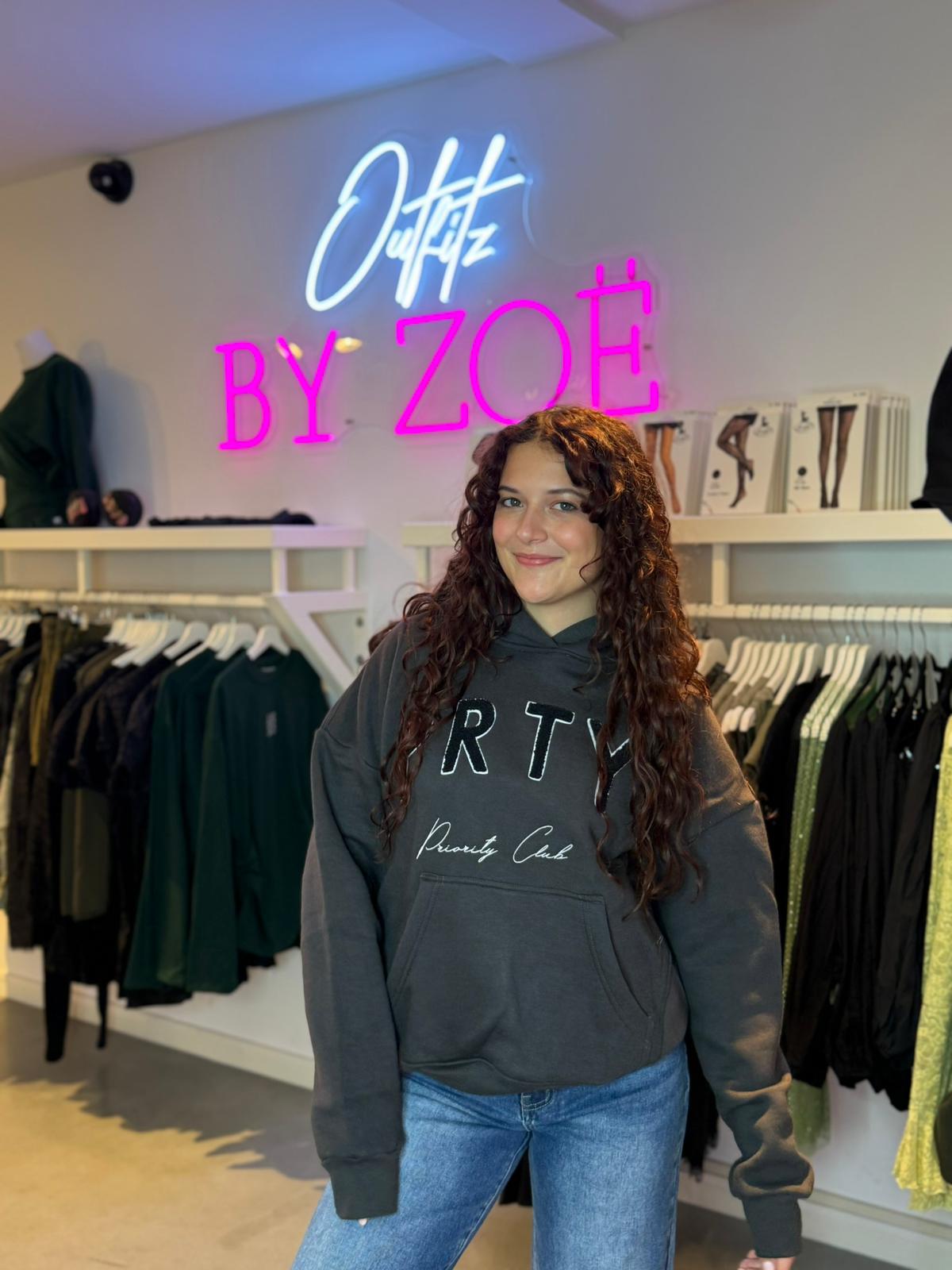 Priority Hoodie Dark Grey