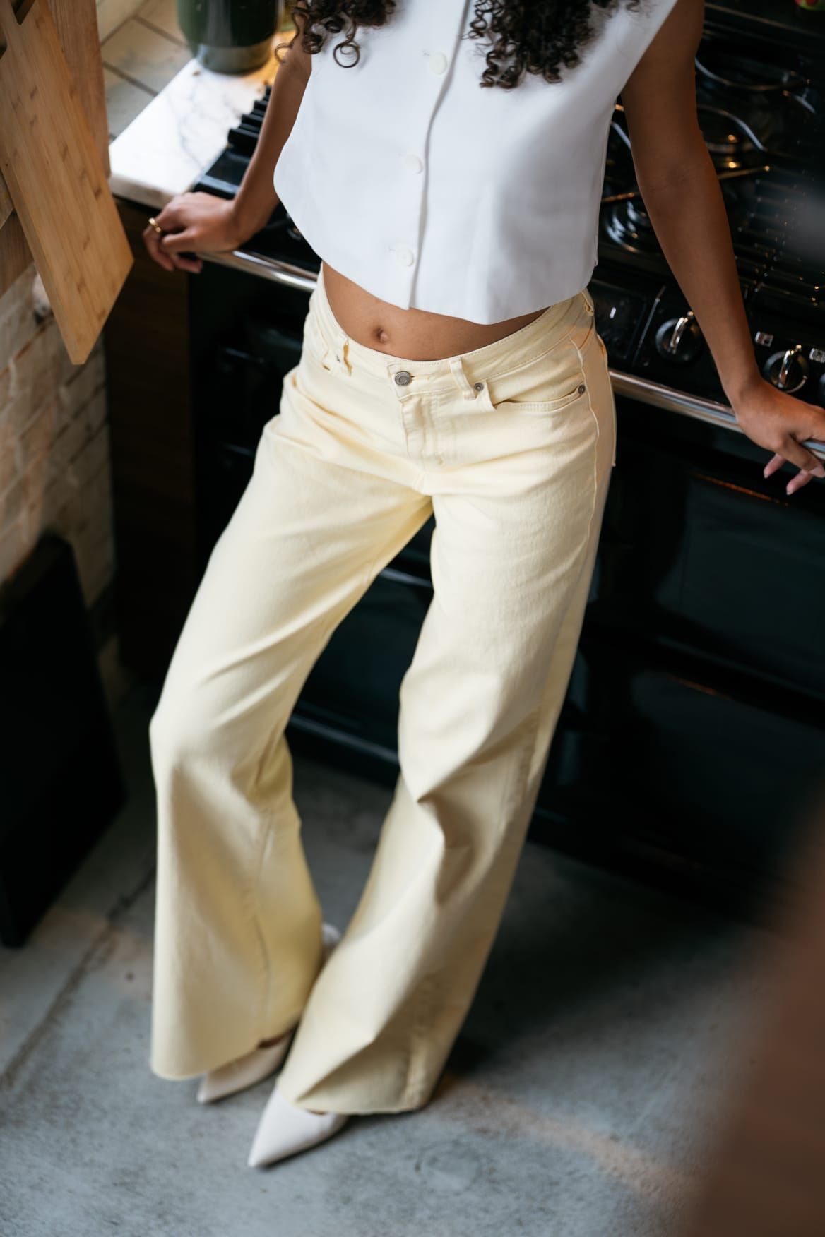 Tall Jeans Geel #9136-8 - Afbeelding 2