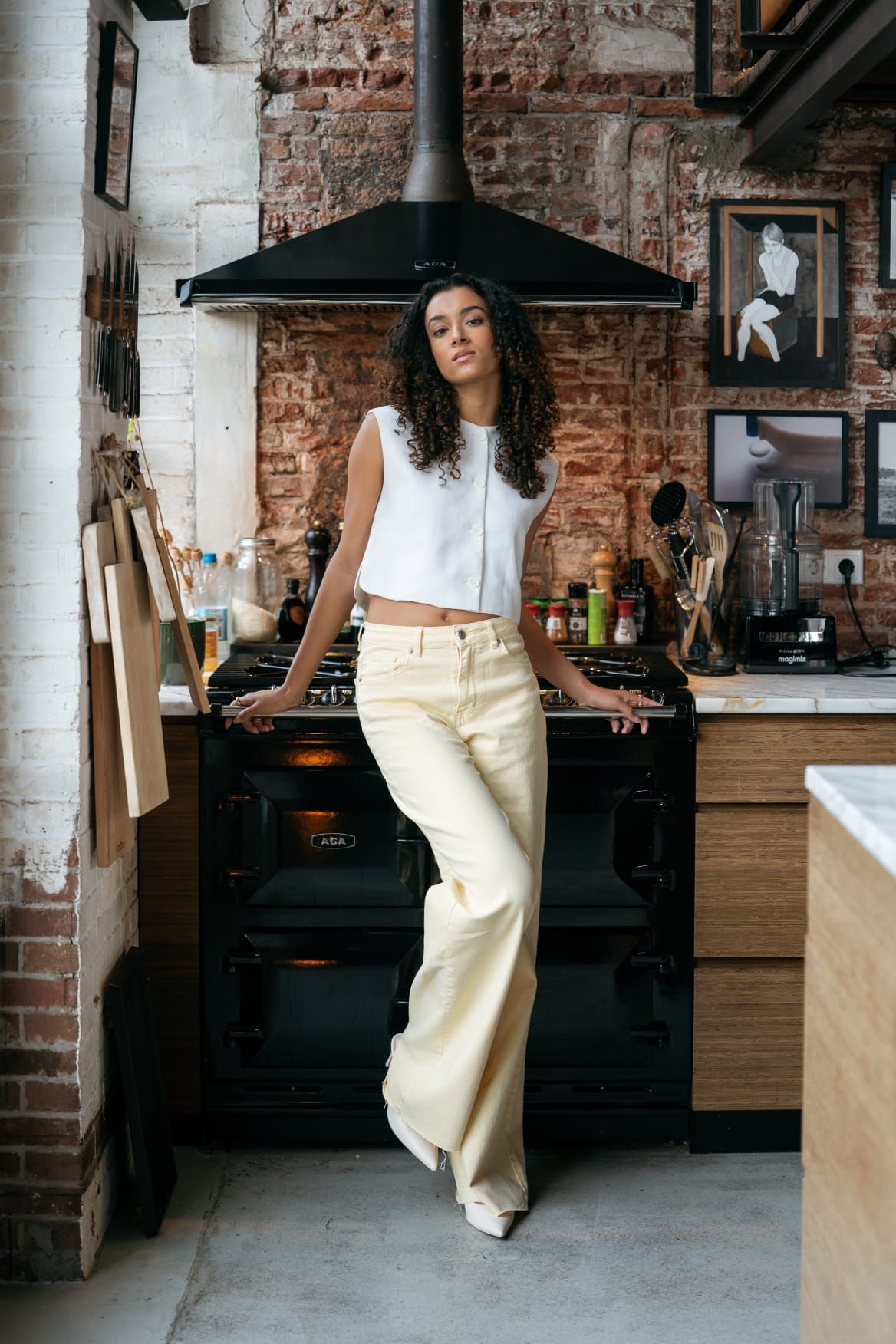 Tall Jeans Geel #9136-8 - Afbeelding 3